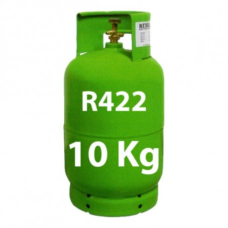 10 Kg R422 (ex R22) GAS REFRIGERANTE BOTELLA RECARGABLE