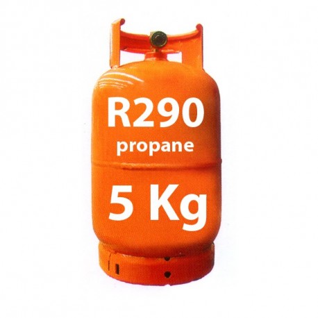 5 Kg R290 GAS (propano) botella recargable