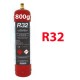 R32 gas refrigerante 800g