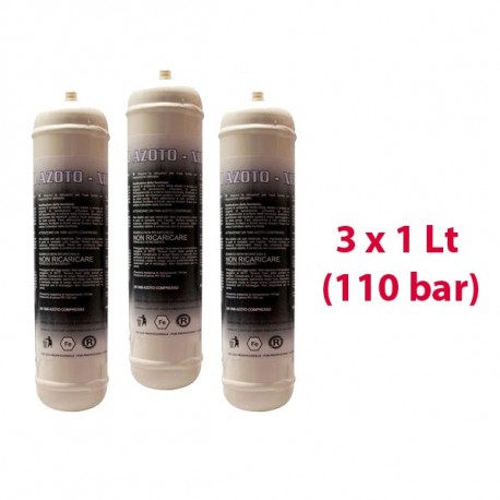 NITROGEN 1KG-110 BAR x 3 BOTTLES