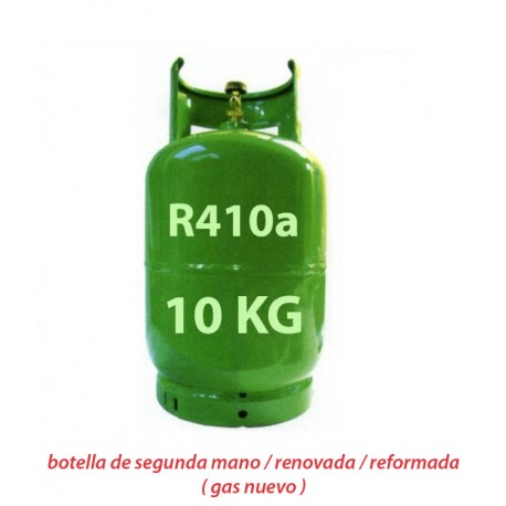 10 Kg GAS REFRIGERANTE R410a BOTELLA RELLENABLE