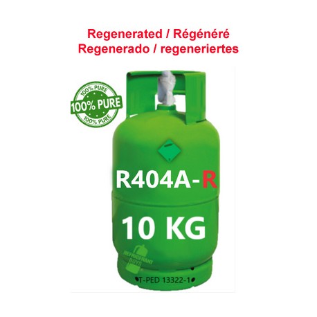 10 Kg GAS REFRIGERANTE R404a BOTELLA RELLENABLE