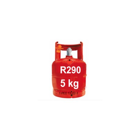 5 Kg R290 GAS (propano) botella recargable