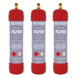 GAS R290 (propano) 3 x 370g botellas